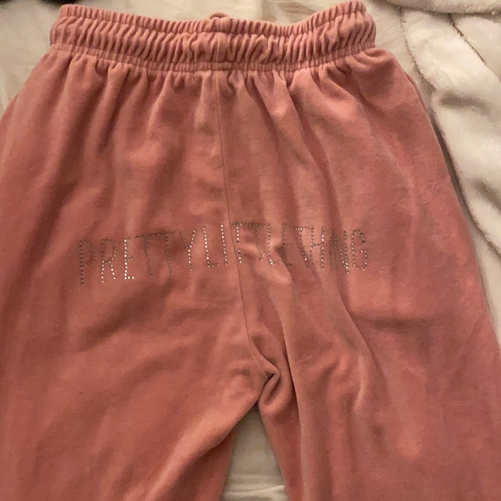 pink joggers